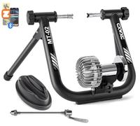 CXWXC Smart Bike Trainer - Fluid Bike Trainer Stand for 26-29” or 700c Wheel - Fluid Stationary Noise Reduction Bicycle Stationary Stand Compatible with Zwift App