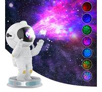 CXXDE Astronaut Star Projector Galaxy Night Light, Galaxy Starry Nebula Ceiling Projection Lamp with Timer and 360°Adjustable,Space Buddy Ideal Present for Children Day