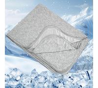 CXXDE Cooling Blankets for Hot Sleepers, Summer Blanket Thin Lightweight Breathable Soft Cold Blanket for Sleeping Summer, Absorbs Heat to Keep Body Cool for Night Sweats Adults Children (220x240cm)