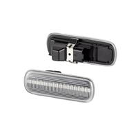 Cxxxef Rearview Mirror Indicator For Citroen For C4 I For Dedan 06-10 LED 2Pcs Dynamic Side Marker Turn Signal Lights Sequential Blinker Lamps Side Turn Signal Lights(Silver)