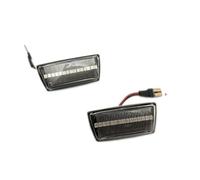 Cxxxef Rearview Mirror Indicator For Vauxhall For Insignia For A For G09 2008-2017 Sequential LED Indicator Side Marker Signal Side Turn Signal Lights(Smoked black)