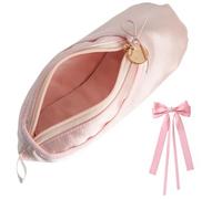 CXYANG Pink Ballet Dance Recital Gifts for Girls Women, Ballet Slipper Shoe Pouch Ballerina Makeup Bag Dancer Stuff, Hair Accessories A, S, Cute