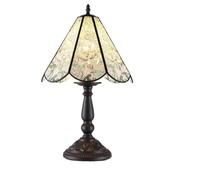 CXYWBD 18.05" Vintage Table Lamp, Metal Base Glass Lampshade, with Control, Room, Bedroom Home Decoration Suitable for bedrooms, Living Rooms, Offices, Book(Black)
