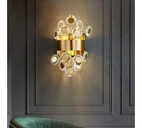 CXYWBD Appliques Éclairage Mural Mur Moderne for Les Lampes murales en Cristaux de Chambre à Coucher Décoration LED Cristal Wall luminaires