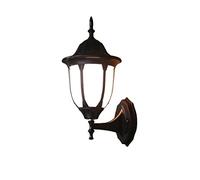 CXYWBD Appliques, Lampes murales rétro plein air de l'Europe noir en aluminium Everofil Sconces avec acrylique Lampe murale V-Option for Villa Corridor Allele Wall