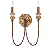 CXYWBD Appliques murales, Country Retro Old Wall Lampe, à coucher français Corridor Living Room Light, Assure du mur personnalité, for la entrée, chambre de filles, Foye