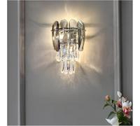 CXYWBD Appliques murales, Crystal Wall Lampes LED Chambre Éclairage moderne Compatible avec la séjour Lampe lecture de salle à manger Accueil Décor Applique Murale(A)
