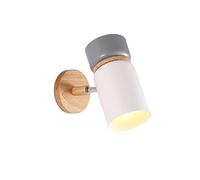 CXYWBD Appliques murales, ferme salon la télé Fond Mur chevet Personnalisé Wood Metal Wall Lampe de fer forgé réglable G9 LED Mur-mur lumière nordique moderne chambre minimaliste Ch