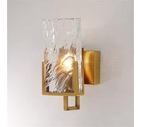 CXYWBD Appliques murales, Lampe Murale de cuivre Moderne Nordique Crystal Wall Light Intérieur for Le Salon Escalier arrière-Plan lumière (Color : Warm White (2700-3500k))