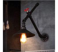CXYWBD Appliques murales, Lumière Lampe Murale créative à Eau en Fer, V-Intage Industrial Loft Steampunk Wall Light, avec Douille for de l'escalier Decoration Balconie