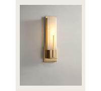CXYWBD Appliques murales Mirror Reading Chinese Style All-Copper Golden LED Three-Color Dimming Art Decoration Wall Light, for Bedroom Staircase Bedside Decor Lamp Color :