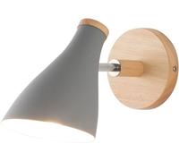 CXYWBD Appliques murales, Mur d'europe Nordic Moderne Minimaliste avec Murale rotative balançoire Creative Wall Balcon Restaurant Escaliers Fond Lampe de lit (Color : Grey)