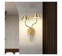 CXYWBD Appliques murales murale de cuivre moderne lampe décorative parapluie créative DIRIGÉ Wall Lq Living Salon Salle manger Chambre à coucher Escalier Color Lights-golden