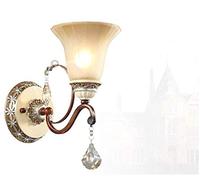 CXYWBD Appliques murales, Nordic European Light Prestige Moderne Crystal Wall Applique, Chambre à coucher chevet salon de restaurant Lampe Allée d'entrée C