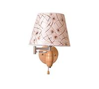 CXYWBD Appliques murales, Nordic Minimaliste Solide Wood Chambre à Coucher Etudier Wall Alysle Balcon Lampe Murale DIRIGÉ Source de lumière Lustres Modernes(Plum)