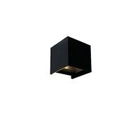 CXYWBD Appliques murales Rendu moderne square stemmètre mural à haute couleur LED Lumière de source lumineuse Die-Cast Aluminium Wall Lantern Light for la porte d'entrée Poolside Porche (Co
