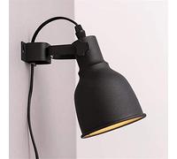 CXYWBD Appliques murales, V-Intage Industrial Wall Lights, Fer Whited Fir Swing Bras Murale, for la Chambre à Coucher Escalier d'escalier Éclairage Nocturne LED Lampe de Chevet