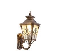 CXYWBD Appliques murales, V-Option Wall Light Europe Villa Porte en Plein air Lampe de Noire Porche Eclairage (Color Bronze, Size : 40x19cm)