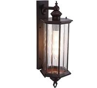 CXYWBD Appliques murales Wall Light Fxitures E27 Applique murale d'extérieur étanche avec abat-jour en verre, porche à montage mural for garage, patio, couloir, lampe décoration de 20,8 pouces
