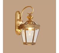 CXYWBD Appliques Toute la gai en cuivre Terrasse extérieure Courtyard Wall Lampe d'extérieur Rondelle mur de couloir européen Villa porte Extérieur Fixtures murales 19