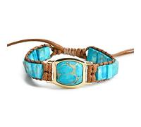 CXYWBD handmade leather wrap bracelet imperial jasper wrap adjustable d bracelet