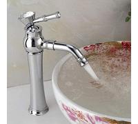 CXYWBD Kitchen Taps Kitchen Tap Faucet Luxury Beautiful Chrome Brass Sink Mixer Taps Single Handle Diamond Basin Faucet