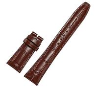 CXYWBD Leather Watch Band Compatible For IWC Replacement Straps Classic Alligator Texture 20mm 21mm 22mm For IWC Big PILOT Spitfire GUN IW5009 IW3777 Rivets Cowhide Watch Strap