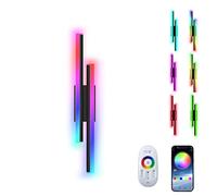 CXYWBD LED Lights Remote Control Smart Indoor Color Changes Wall Lamp Dimmable, Brightness Adjustable Light with Musical Rhythm Function for Living Room Hallway Bedroom (RGB) lofty ambition