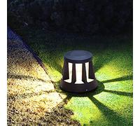CXYWBD Outdoor Pathway Wall Lighting Post Lamp IP54 Garden Waterproof Pillar Light LED PC Cover Villa Rainproof Column Headlight Pier Mount Base Porch External Floor Lantern Lofty Ambition