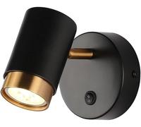 CXYWBD Rotatable Lamp Push Button Industry Single Head Light Aluminum Hardwired Wall Compatible with Living Room Corridor,for Bedroom Farmhouse
