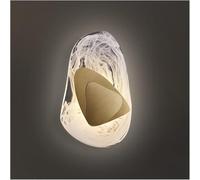 CXYWBD Scandinavian minimalist style Light Glass Atmosphere Staircase Aisle Personality Bedroom Bedside Lights Wall Mounted Lamp E27 Base(Bla(Bl