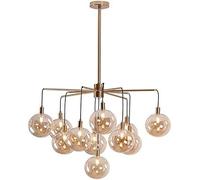 CXYWBD The Molecular Light Retro Creativity Art Chandelier Lamp Lamps Living Room Glass Pendant Lights Industry Wrought Iron Chandelier,Pendant Lighting Ceiling