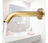 CXYWBD Touchless Automatic Sensor Brass Chrome Bathroom Faucet with Time Delay Function