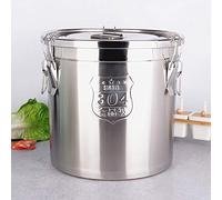 CXYZM Stainless Steel Containers, Airtight with Lids, Modern/Industrial Style, Food Storage Containers, 6L, 12L, 21L, 28L, 33L