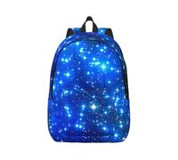 Cxzmnba Blue Shining Stars Backpack with Adjustable Strap, Perfect for Work, Travel, University, Fashion Bag