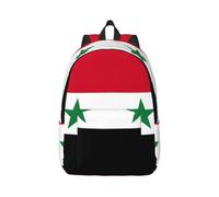 Cxzmnba Flag of the Syrian Arab Republic Backpack with Adjustable Strap, Perfect for Work, Travel, University, Fashion Bag