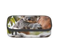 Cxzmnba Hugging Tree Koala 1 Pencil Case for Boys and Girls, Back-to-School Essential, Student Supplies, Pencil Bag