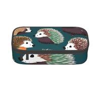 Cxzmnba Many Hedgehogs Pencil Case for Boys and Girls, Back-to-School Essential, Student Supplies, Pencil Bag