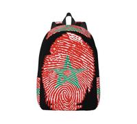 Cxzmnba Moroccan fingerprint Backpack with Adjustable Strap, Perfect for Work, Travel, University, Fashion Bag