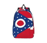 Cxzmnba Ohio State Flag Backpack with Adjustable Strap, Perfect for Work, Travel, University, Fashion Bag