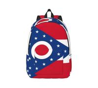 Cxzmnba Ohio State Flag Backpack with Adjustable Strap, Perfect for Work, Travel, University, Fashion Bag