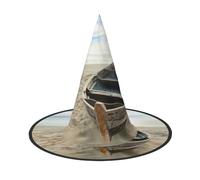 Cxzmnba Pack of 2, Boat on the Beach Party Hat, Halloween Hat, Festival Essentials, Fancy Dress & Cosplay, One Size
