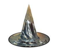Cxzmnba Pack of 2, Earth Mountain Party Hat, Halloween Hat, Festival Essentials, Fancy Dress & Cosplay, One Size