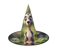 Cxzmnba Pack of 2, Funny Cartoon Kangaroo Zoo (1) Party Hat, Halloween Hat, Festival Essentials, Fancy Dress & Cosplay, One Size