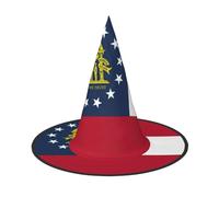 Cxzmnba Pack of 2, Georgia State Flag Party Hat, Halloween Hat, Festival Essentials, Fancy Dress & Cosplay, One Size