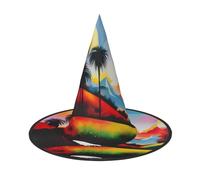 Cxzmnba Pack of 2, landscape painting Party Hat, Halloween Hat, Festival Essentials, Fancy Dress & Cosplay, One Size