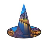 Cxzmnba Pack of 2, Spain Water City Party Hat, Halloween Hat, Festival Essentials, Fancy Dress & Cosplay, One Size