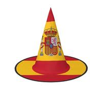 Cxzmnba Pack of 2, Spanish flag Party Hat, Halloween Hat, Festival Essentials, Fancy Dress & Cosplay, One Size