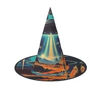 Cxzmnba Pack of 2, Universe Planet Party Hat, Halloween Hat, Festival Essentials, Fancy Dress & Cosplay, One Size