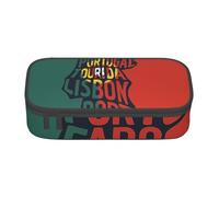 Cxzmnba Portuguese Cities Pencil Case for Boys and Girls, Back-to-School Essential, Student Supplies, Pencil Bag